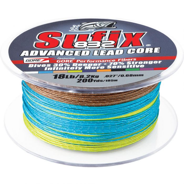 Sufix 832 Advanced Lead Core Fishing Line | Defender Marine