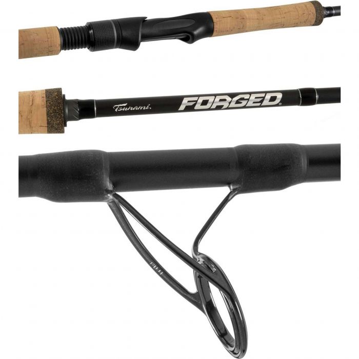 Carbon Rod Challenge 390 中古釣り竿 Tsunami Forged Snap Jigging Spinning Rod - 6' - TSFRGSJ-601M