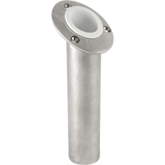 Whitecap 316 Stainless Steel Flush Mount Rod Holder Defender Marine