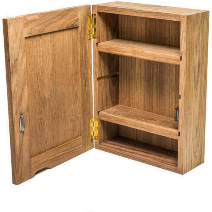 Whitecap Teak Medicine Chest - Thumbnail 5