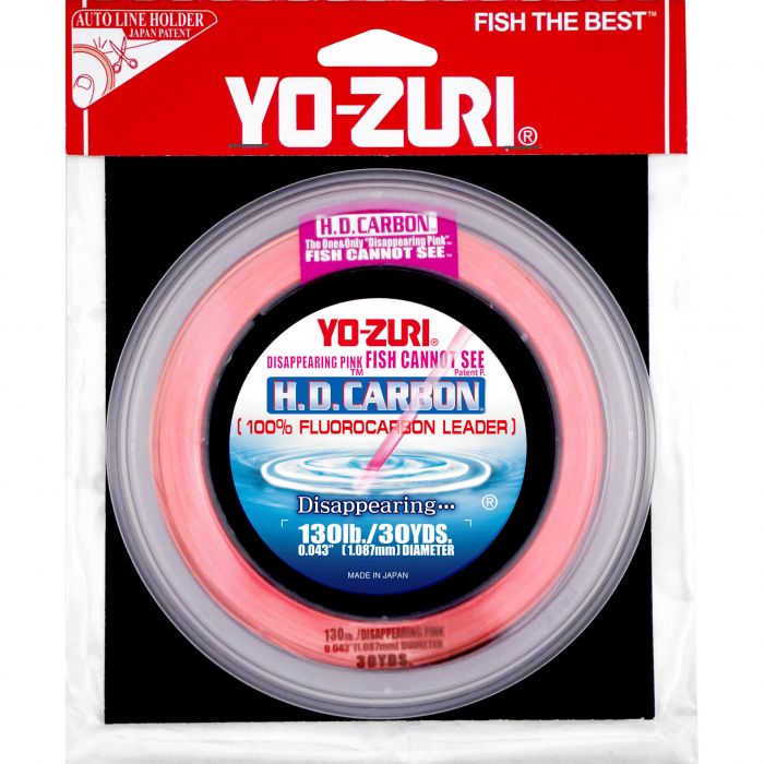 Yo-Zuri H.D. Carbon Leader Line - Disappearing Pink | Defender Marine