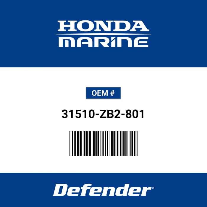 Honda Coil Assembly Back-Up - 31510-ZB2-801 | Defender Marine