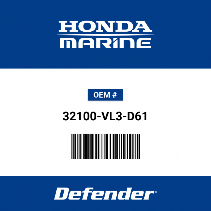 Honda Wire Harness Assembly - 32100-VL3-D61 | Defender Marine