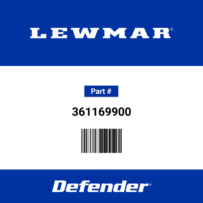 Lewmar Mp 40 Mk2 Grey Silver Lid Spare - 361169900 | Defender Marine