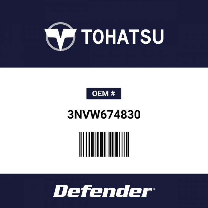 Image of : Tohatsu Cable Stay Remote Control White - 3NVW674830