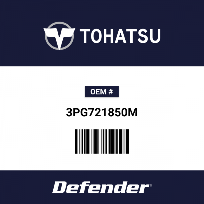 Image of : Tohatsu Caution Decal - 3PG721850M
