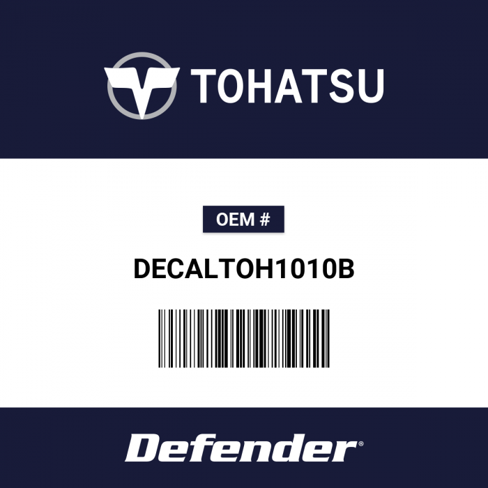 Image of : Tohatsu Decal 10 x 10