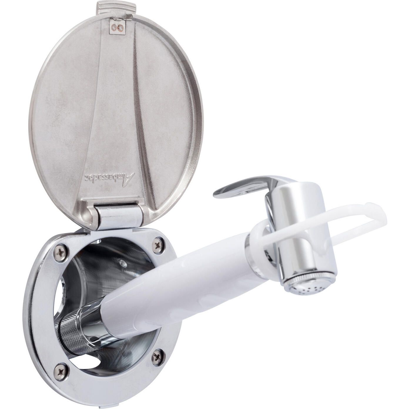 Ambassador Marine Recessed Shower with Hammer-Head Sprayer