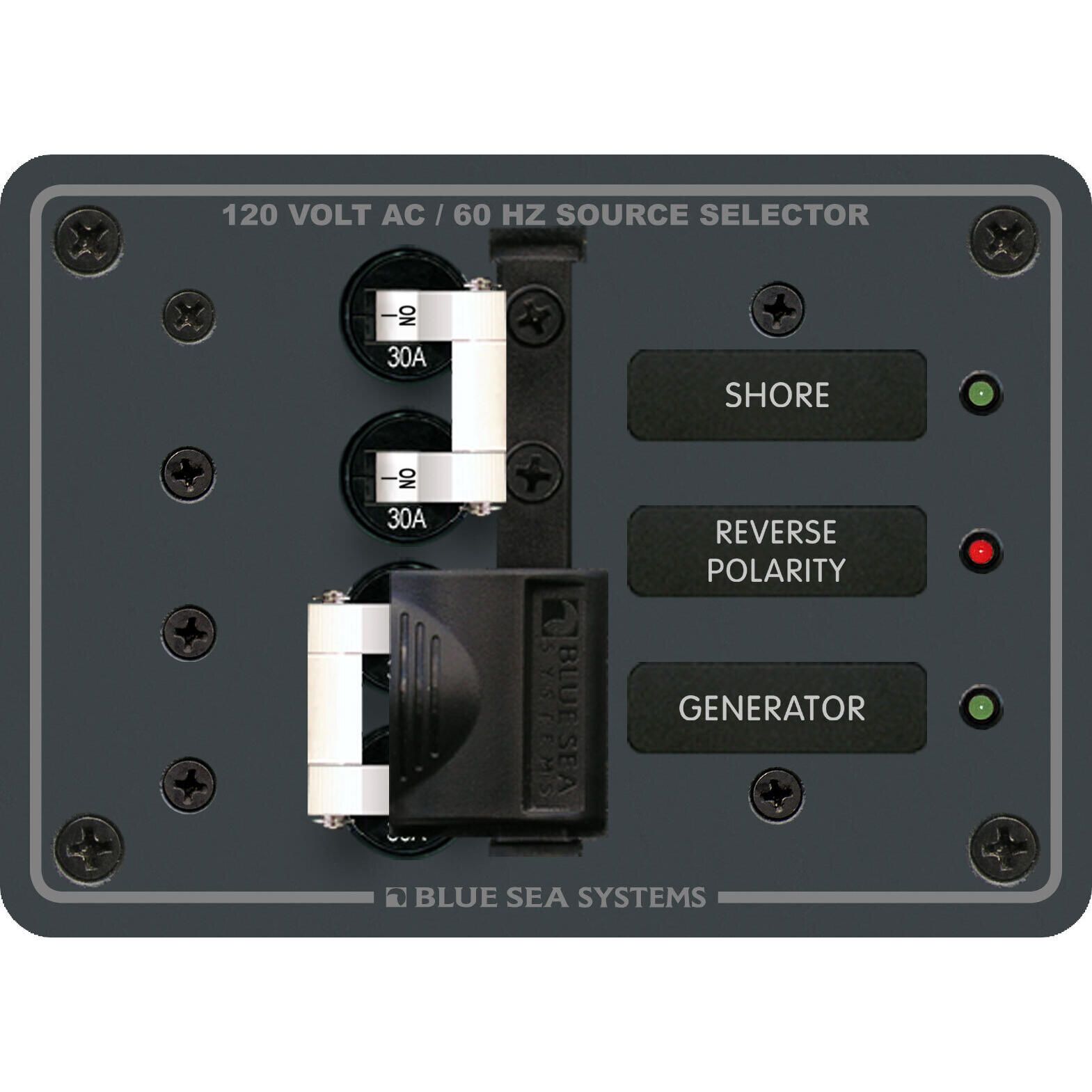 Blue Sea Systems Pannello Bianco Per Interruttori AC Toggle/1 – Ricambio Compatibile