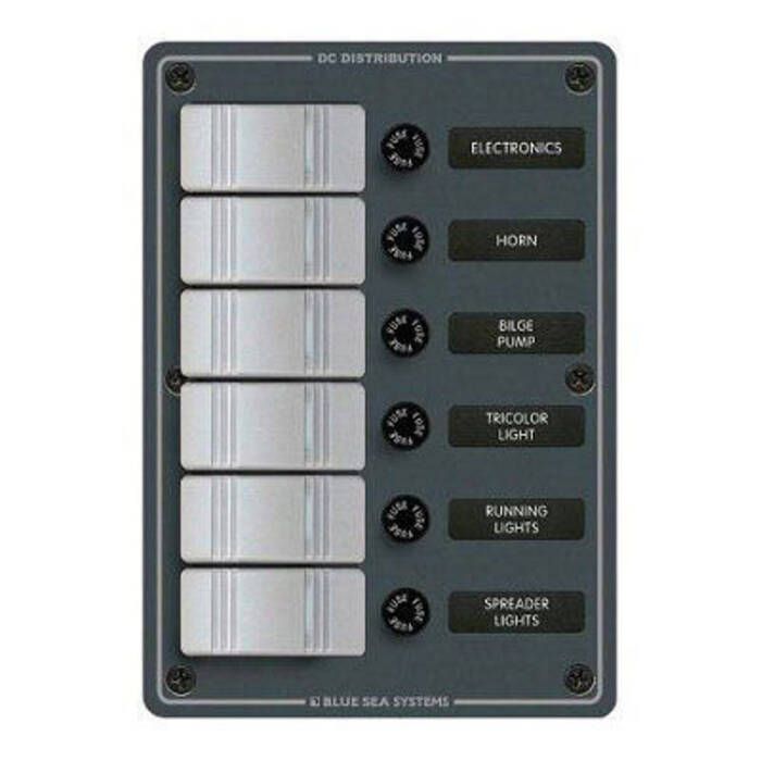 Blue Sea Systems Contura Water Resistant Switch Panel - 8053