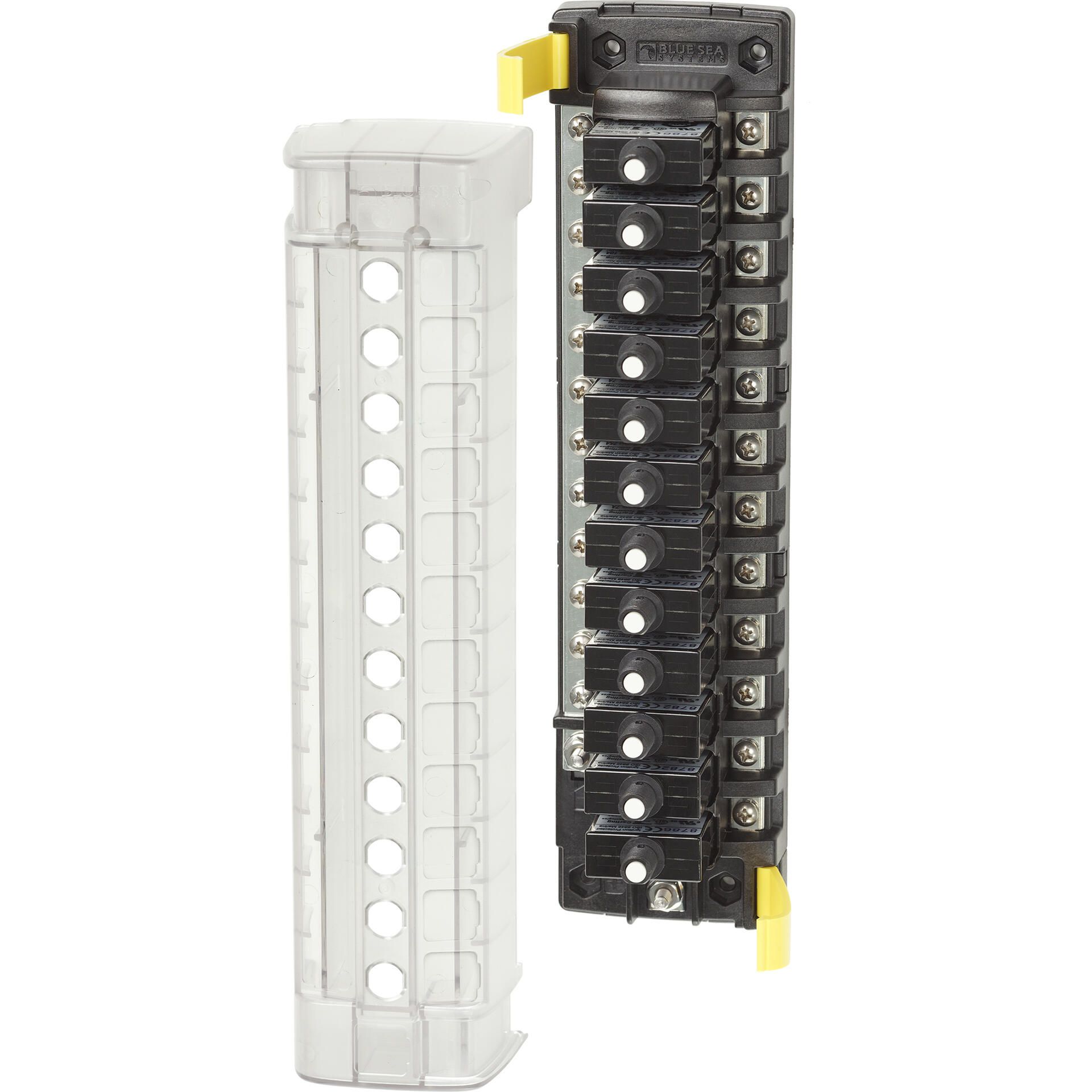 Blue Sea ST CLB 12 Position Circuit Breaker Block with Negative