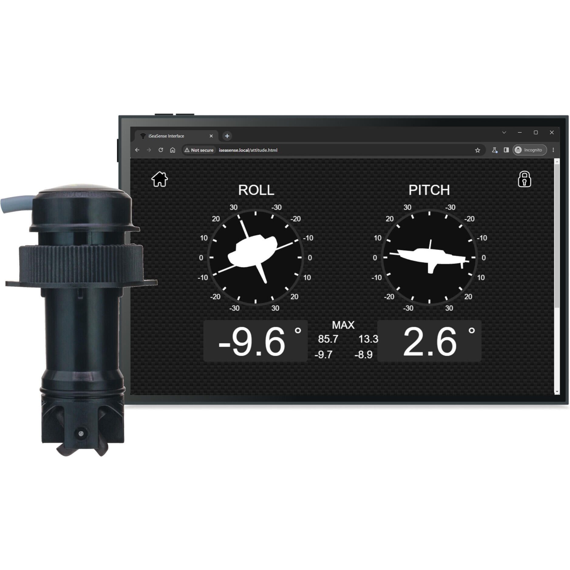 INNESSA G-4 遠征2-50 Digital Yacht iSeaSense Wireless Speed/Depth/Temperature/Wind
