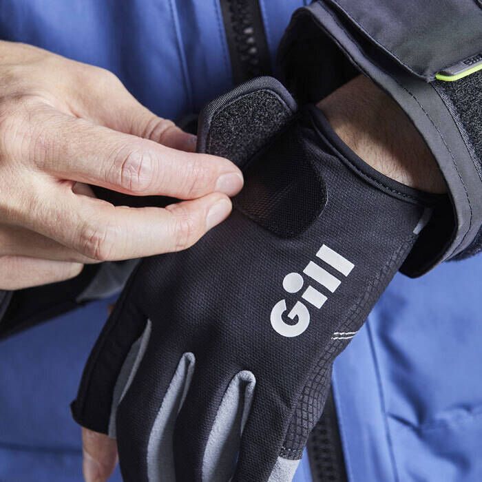Gill Deckhand Gloves - Long Finger - Black / XXL