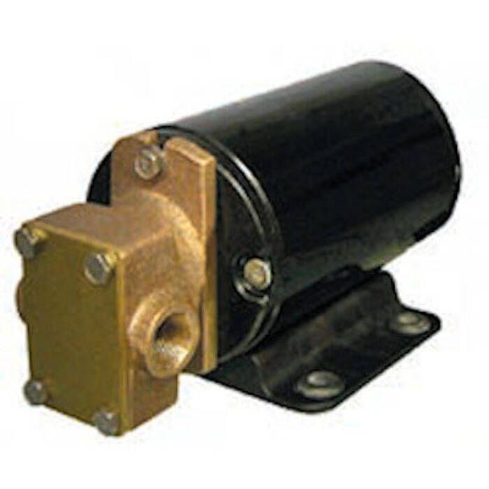 1 GPM Reversible Gear Pump 12V for Motor Oil, Diesel Fuel and