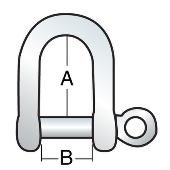 Harken Long Shackle - 5 mm (3/16