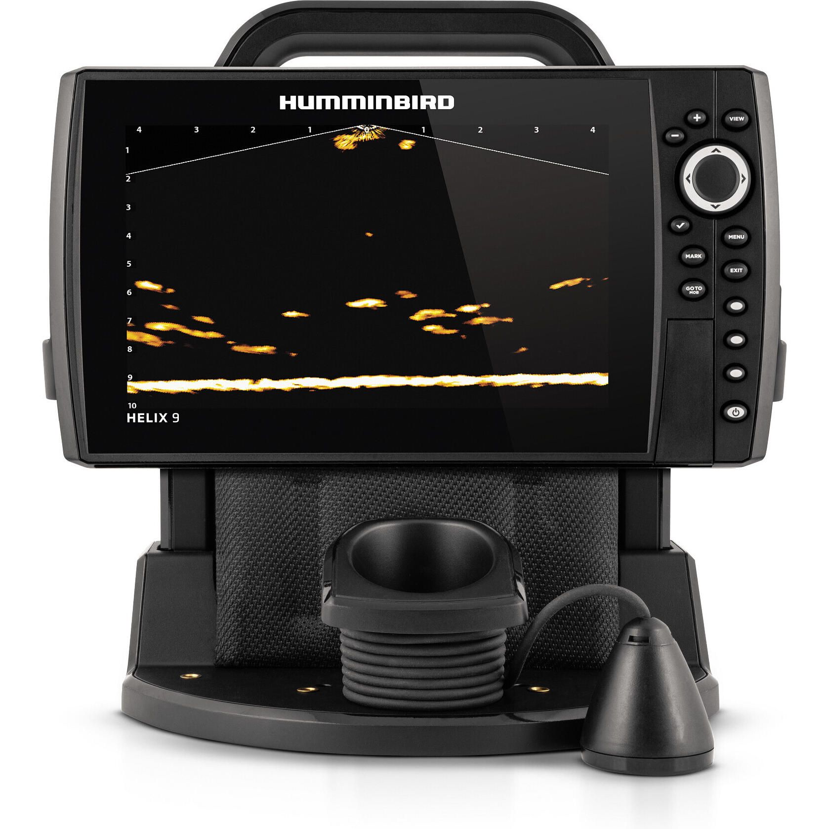 Humminbird ICE HELIX 9 MSI GPS G4N MEGA Live Ice Fishing Bundle 411800 1 Defender Marine
