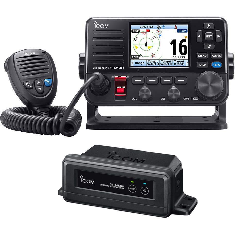 Icom IC-M510 VHF Marine Transceiver and Wireless Interface Box