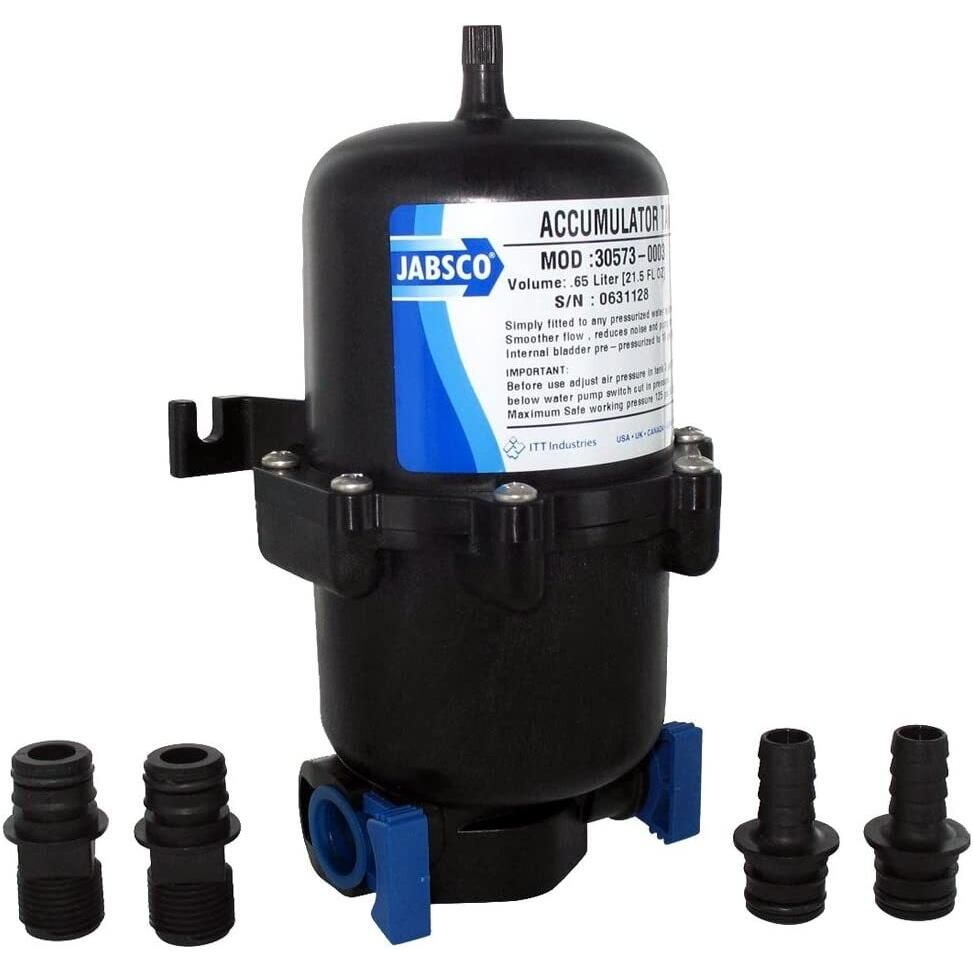 Accumulator Tank voor Boten, Accumulator Druk Tank Waterpomp Flow Control 0.75 L 125PSI Waterdicht voor Marine RV Boot