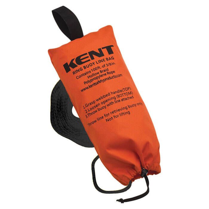 Kent Ring Buoy Line Bag with 100' Line - 152500-200-999-17 Kent Ring Buoy Line Bag with 100' Line - 152500-200-999-17