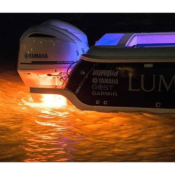 Lumitec SeaBlaze Mini Spectrum Underwater Light Brushed Spectrum RGBW  101436 Defender