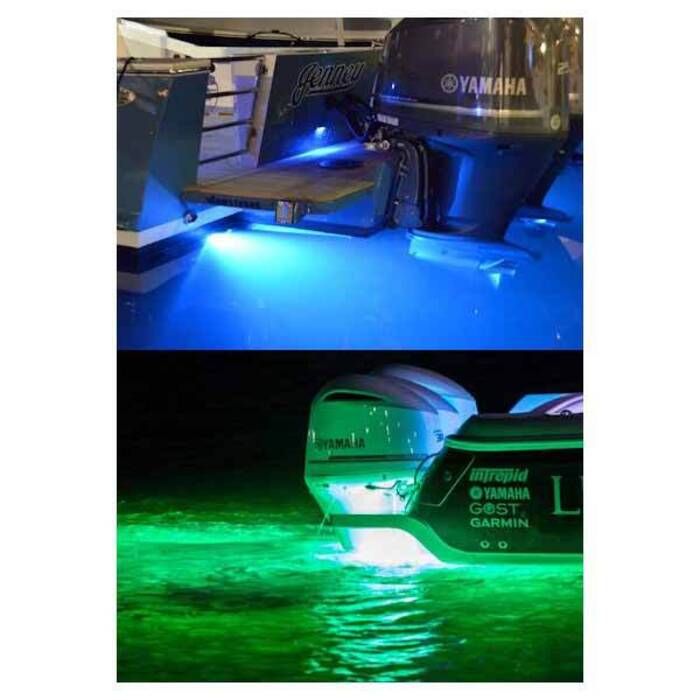 Lumitec SeaBlaze Mini Spectrum Underwater Light Brushed Spectrum RGBW  101436 Defender