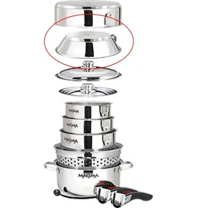 Magma 18-10 Stainless Steel Magnetic Nesting Cookware Set 