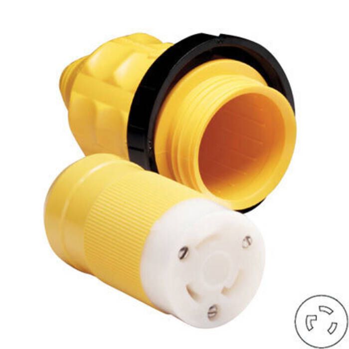 Marinco Locking Female Connector Replacement Kit - 30A - 125V