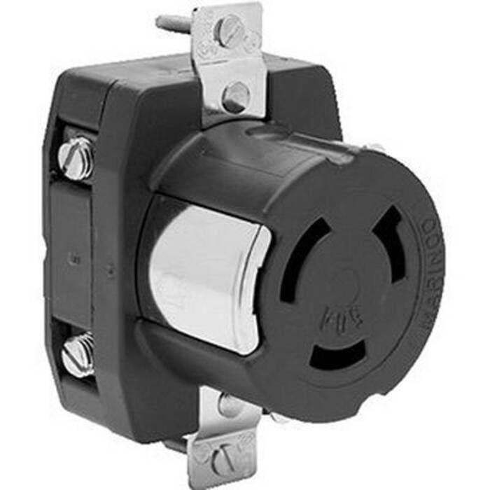 Marinco Dockside Locking Shore Power Receptacle - 6370CR