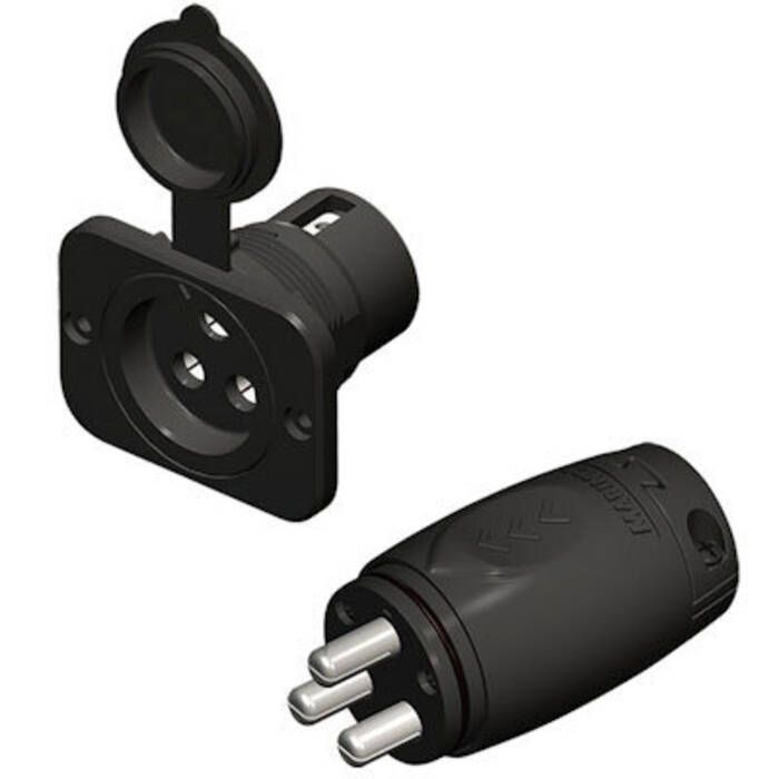 Marinco Waterproof Trolling Motor Plug and Receptacle | Defender