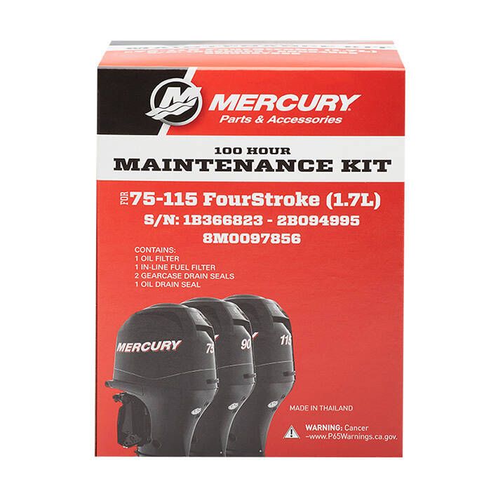 Mercury 100-Hour Engine Maintenance Kit - 8M0097856 | Defender