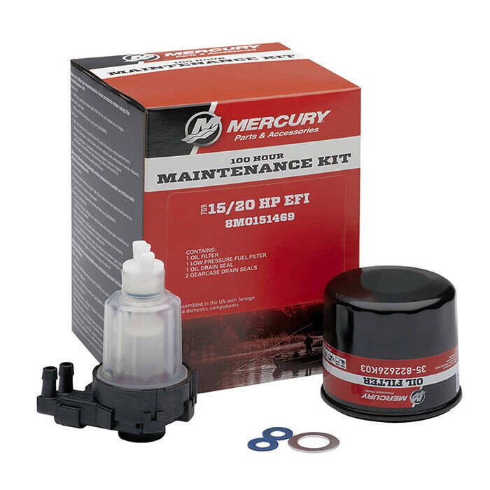 Mercury 100-Hour Engine Maintenance Kit - 8M0151469 | Defender Marine