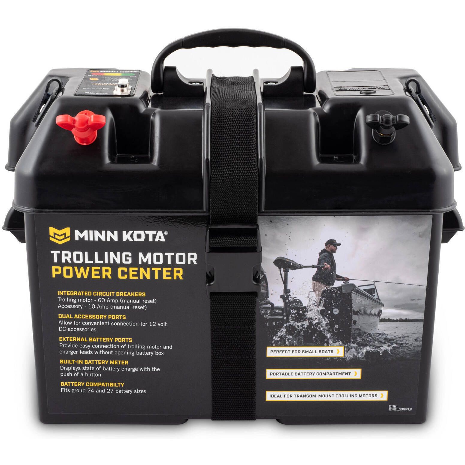 Minn Kota Battery Center Boat Battery Box - 1820175