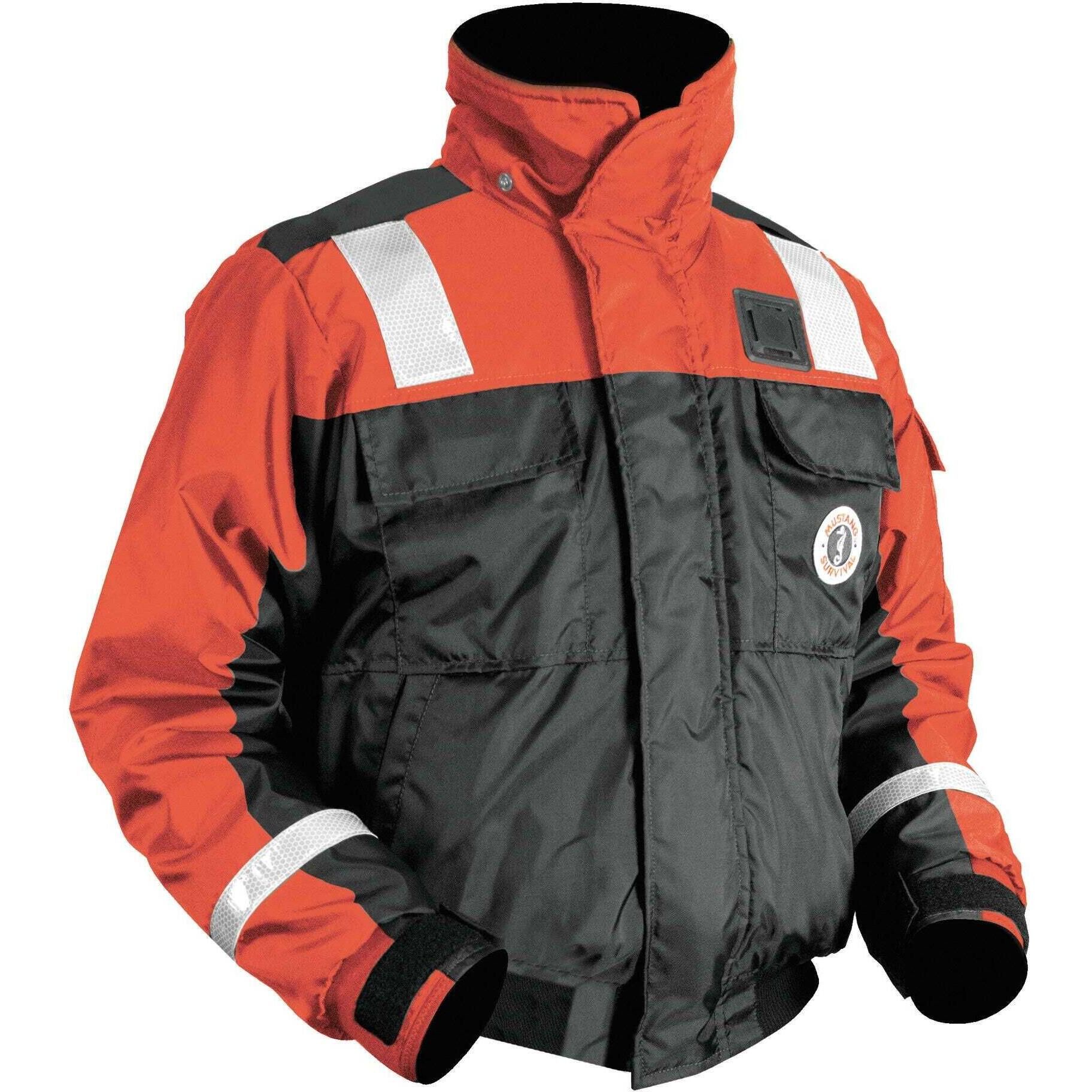 ジャケット・アウター Mastys900 Mustang Survival Classic Flotation Bomber Jacket with Reflective