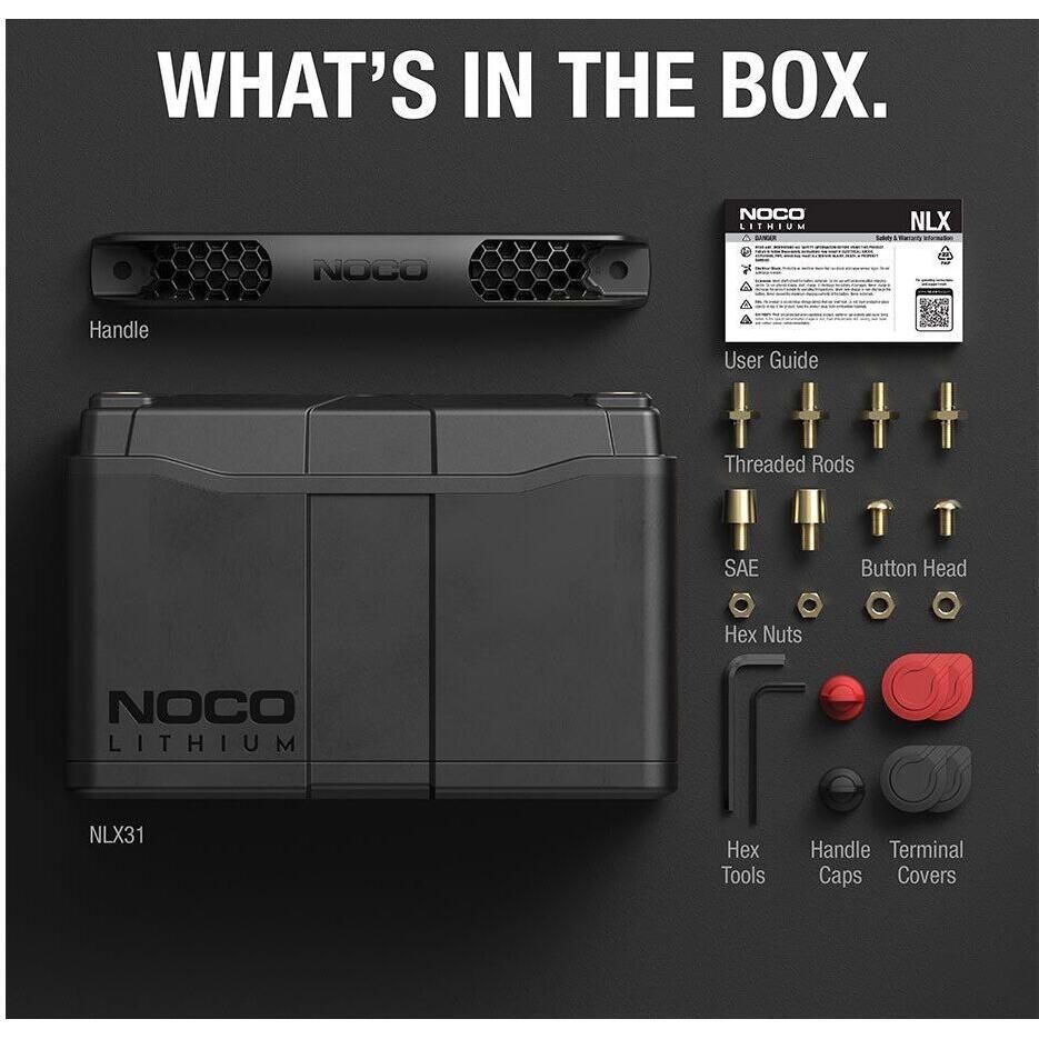 NOCO Group 31 Dual Purpose Lithium Battery - 120Ah - NLX31