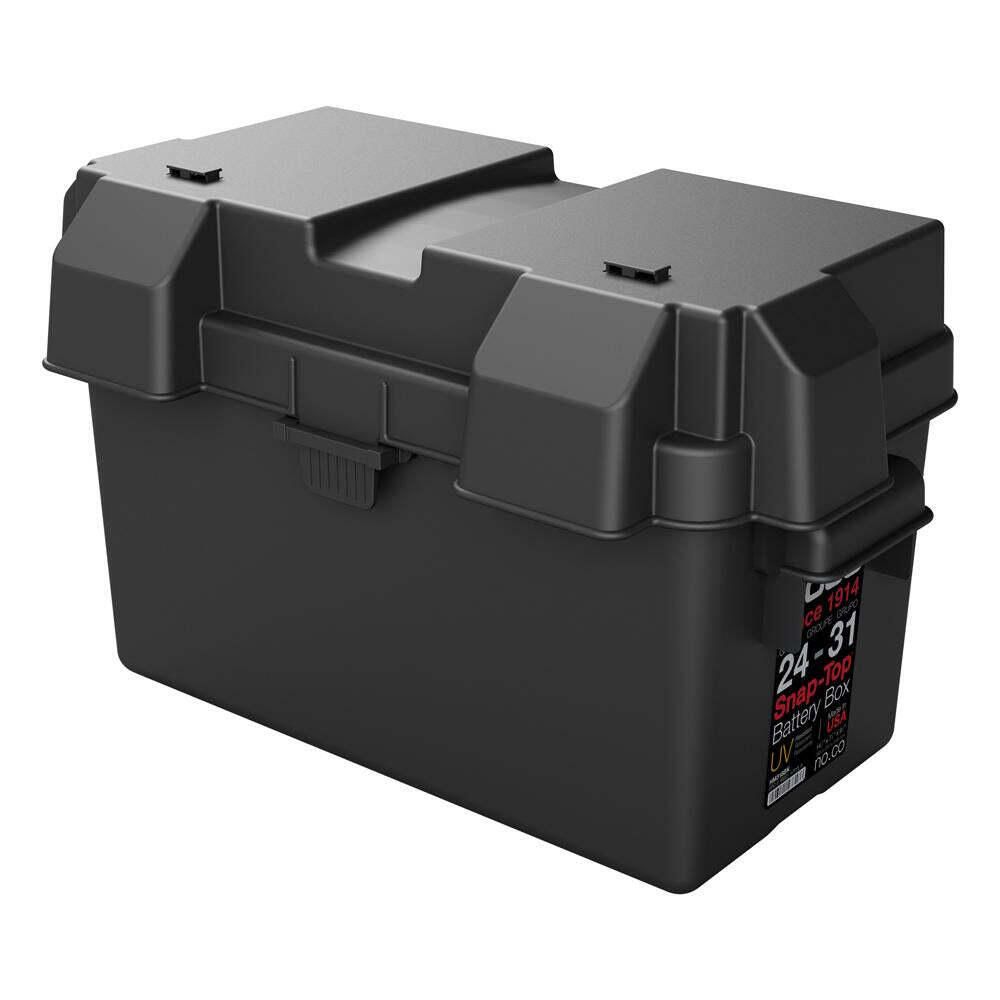 NOCO Marine Grade Snap-Top Battery Box - Group 24 to Group 31 Battery -  HM318BK