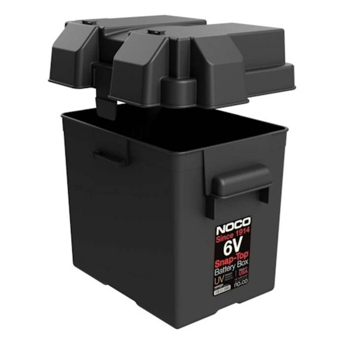 NOCO Marine Grade Snap-Top Battery Box - Single 6V Battery