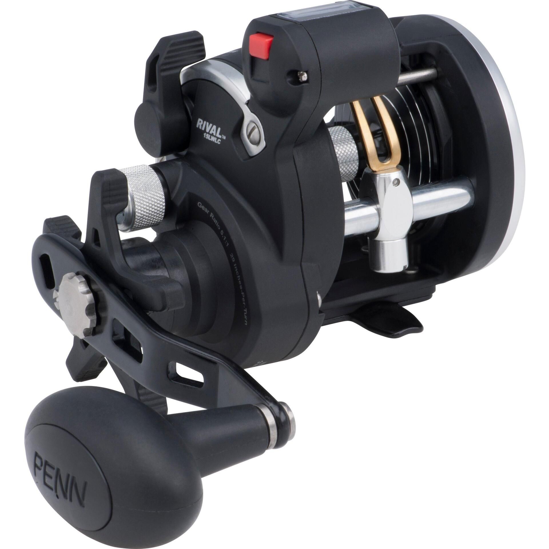 Penn Rival Level Wind Conventional Reel with Line Counter