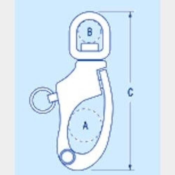 ニンナ　オロロメタルジョイント　検索用　トップブリッジ　ローカル　チェスト114 Ronstan Snap Shackle - RF6110 | Defender Marine