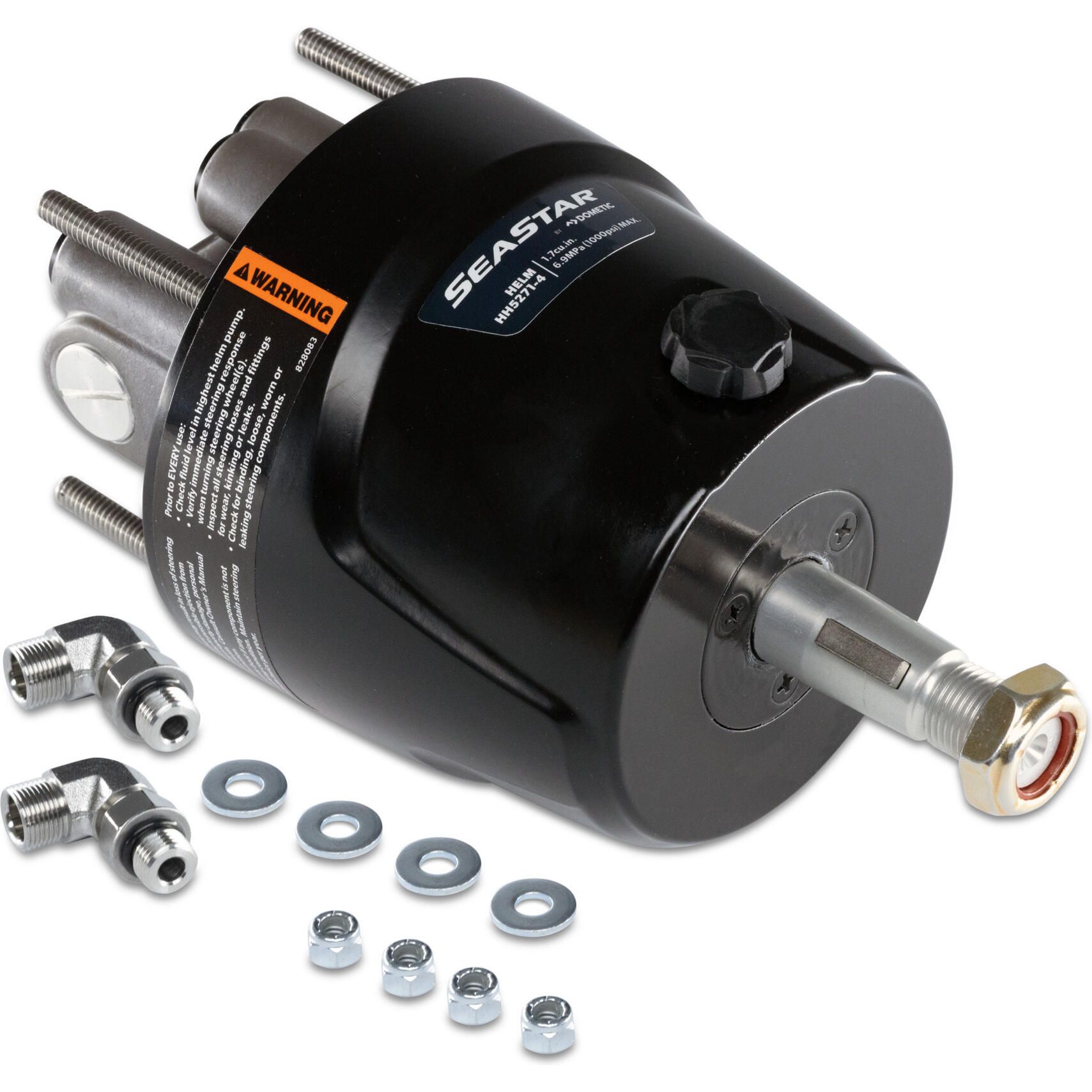 SeaStar Front-Mount Hydraulic Helm - HH5271-4 | Defender Marine