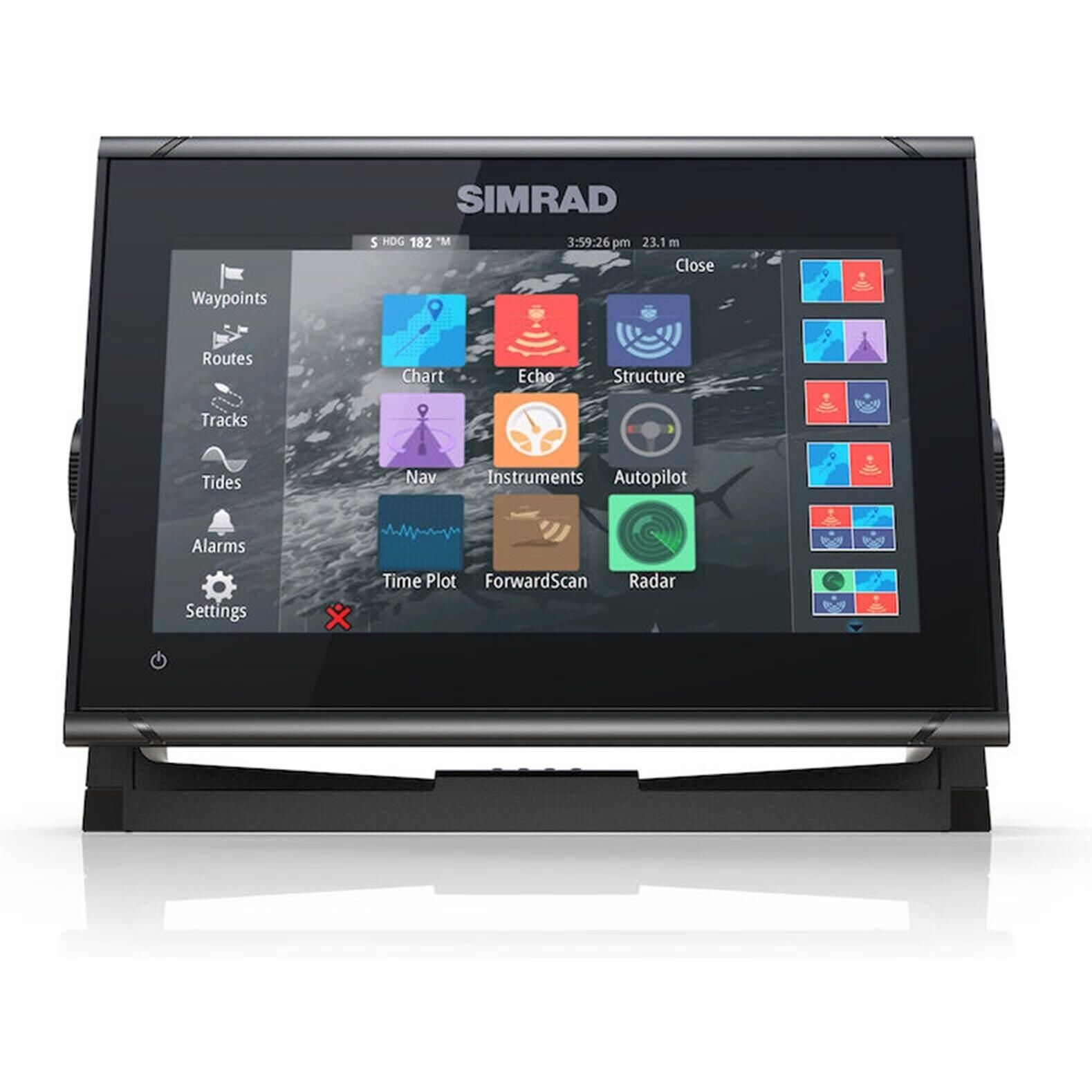 Simrad GO9 XSE Multifunction Display with Med/High HDI and C