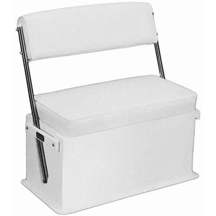 Todd Swingback Cooler/Livewell Boat Seat - 1758-18A | Defender Marine