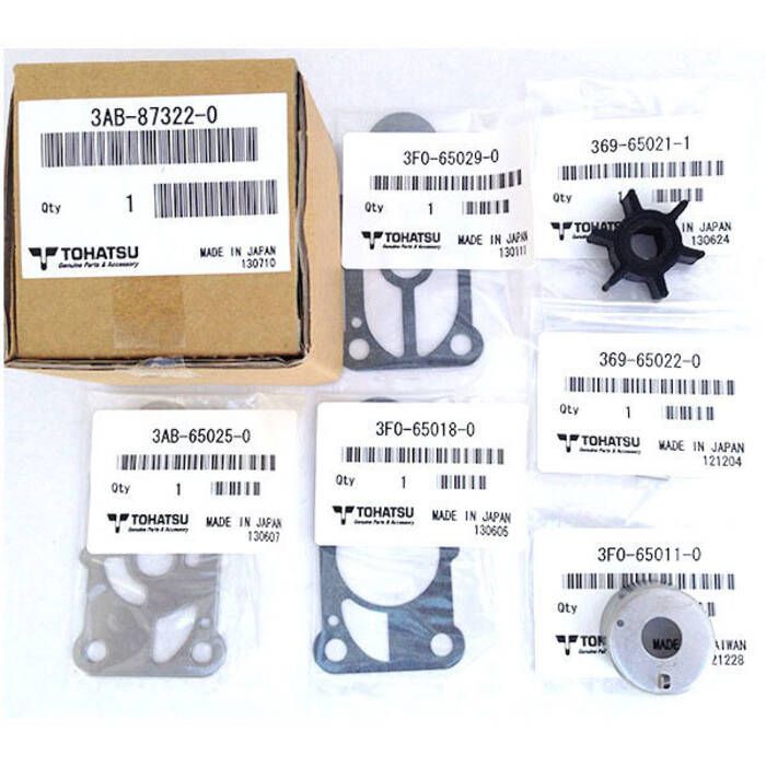 Tohatsu Nissan OEM Outboard Motor Water Pump Repair Kit 