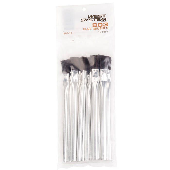 West System Disposable Glue Brushes (12-Pack) - 803-12