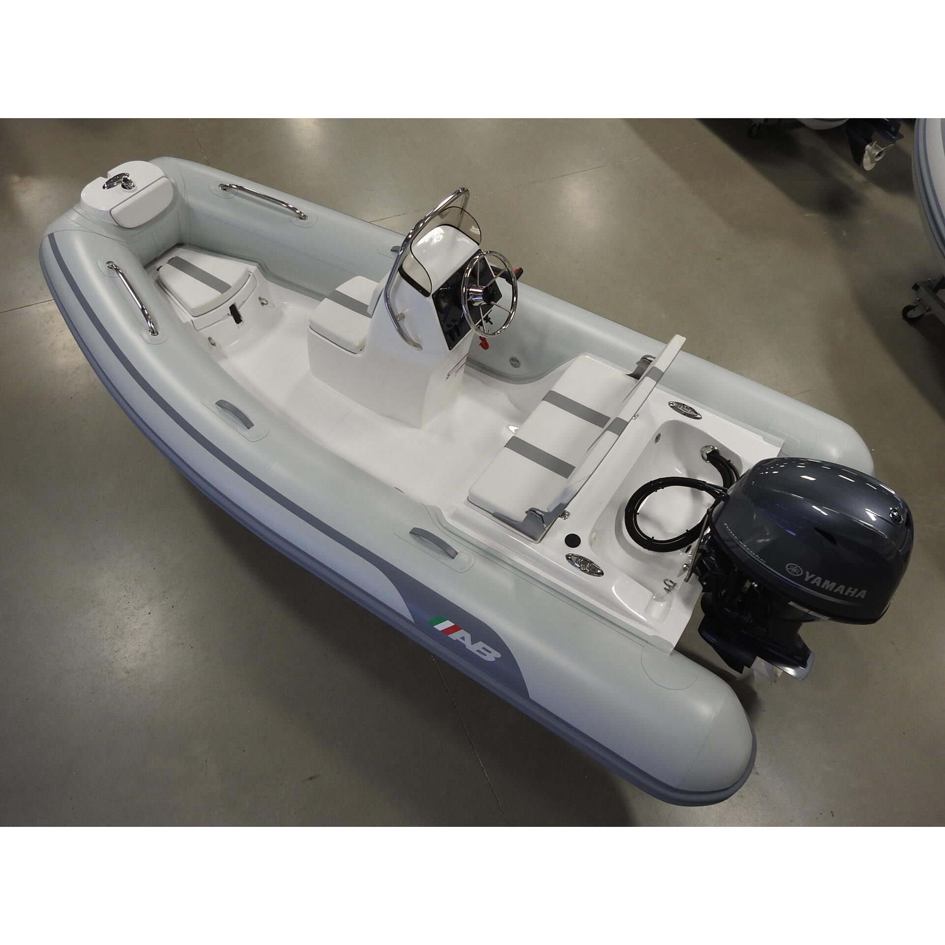 AB Inflatables Oceanus 13 VST Fiberglass RIB 13' Boat with Yamaha