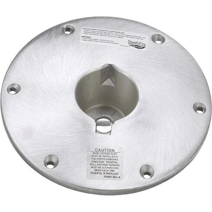 Attwood Swivl-Eze Round Wedge Base Plate - SP-68914 | Defender Marine