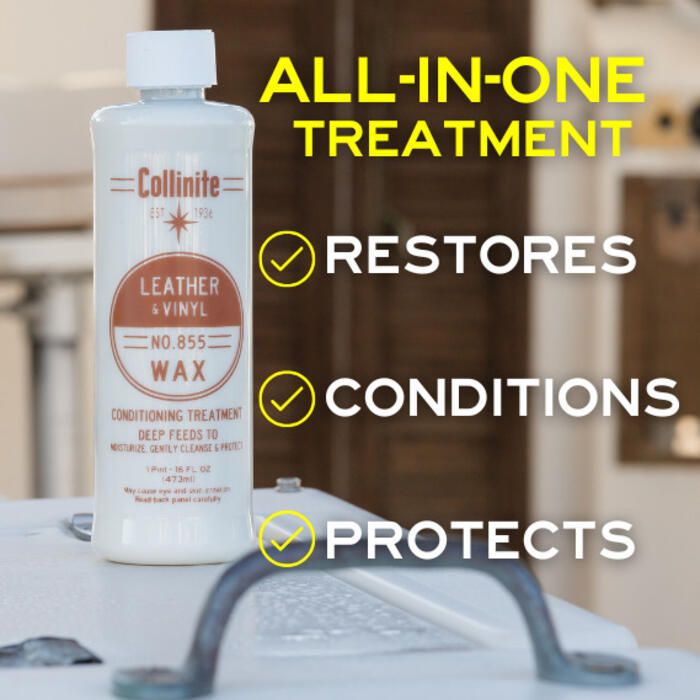 Collinite No. 855 Leather & Vinyl Wax - 16 oz | Defender Marine
