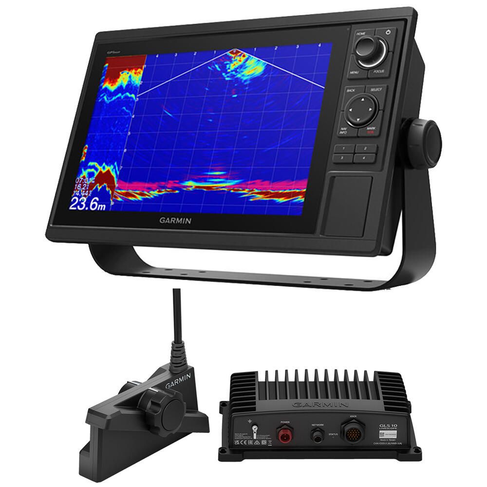 Garmin GPSMAP 1222 LiveScope Plus Bundle with LVS34