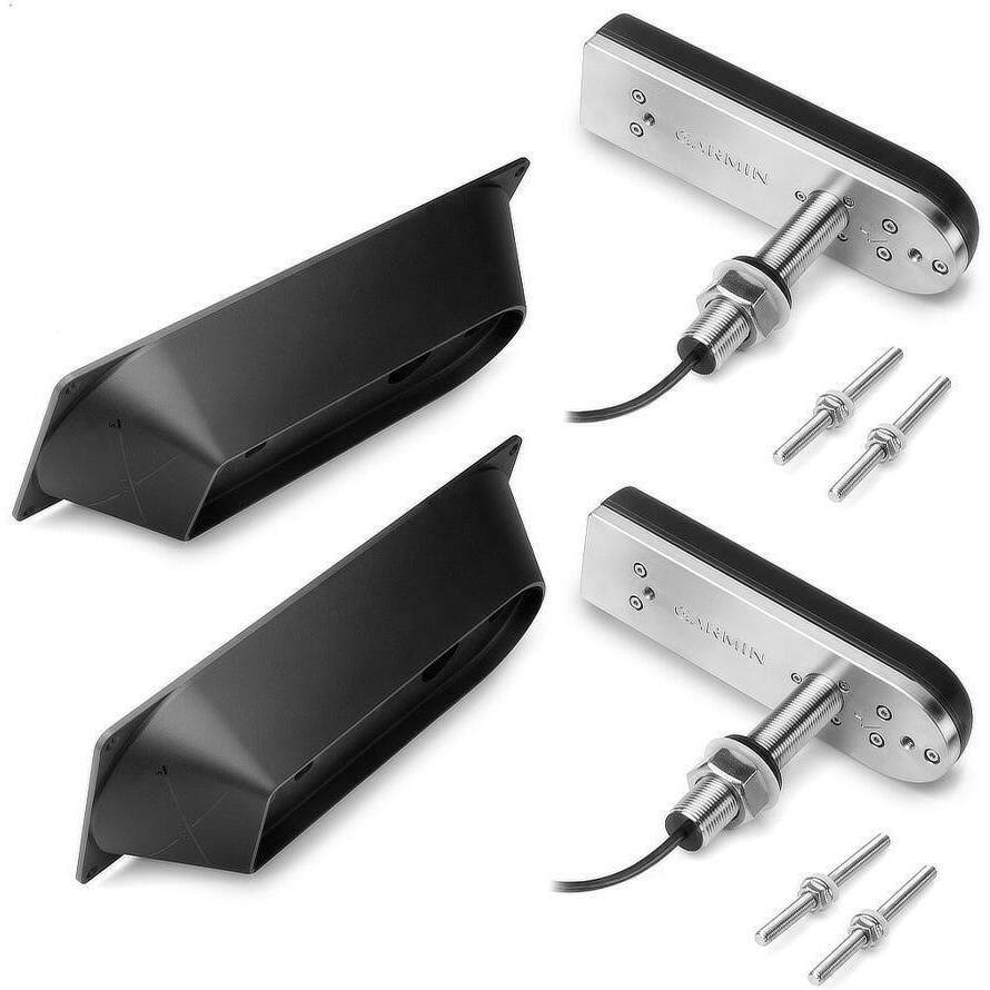 Garmin GT41-THP Thru-Hull CHIRP DownVu/SideVu Transducer (2