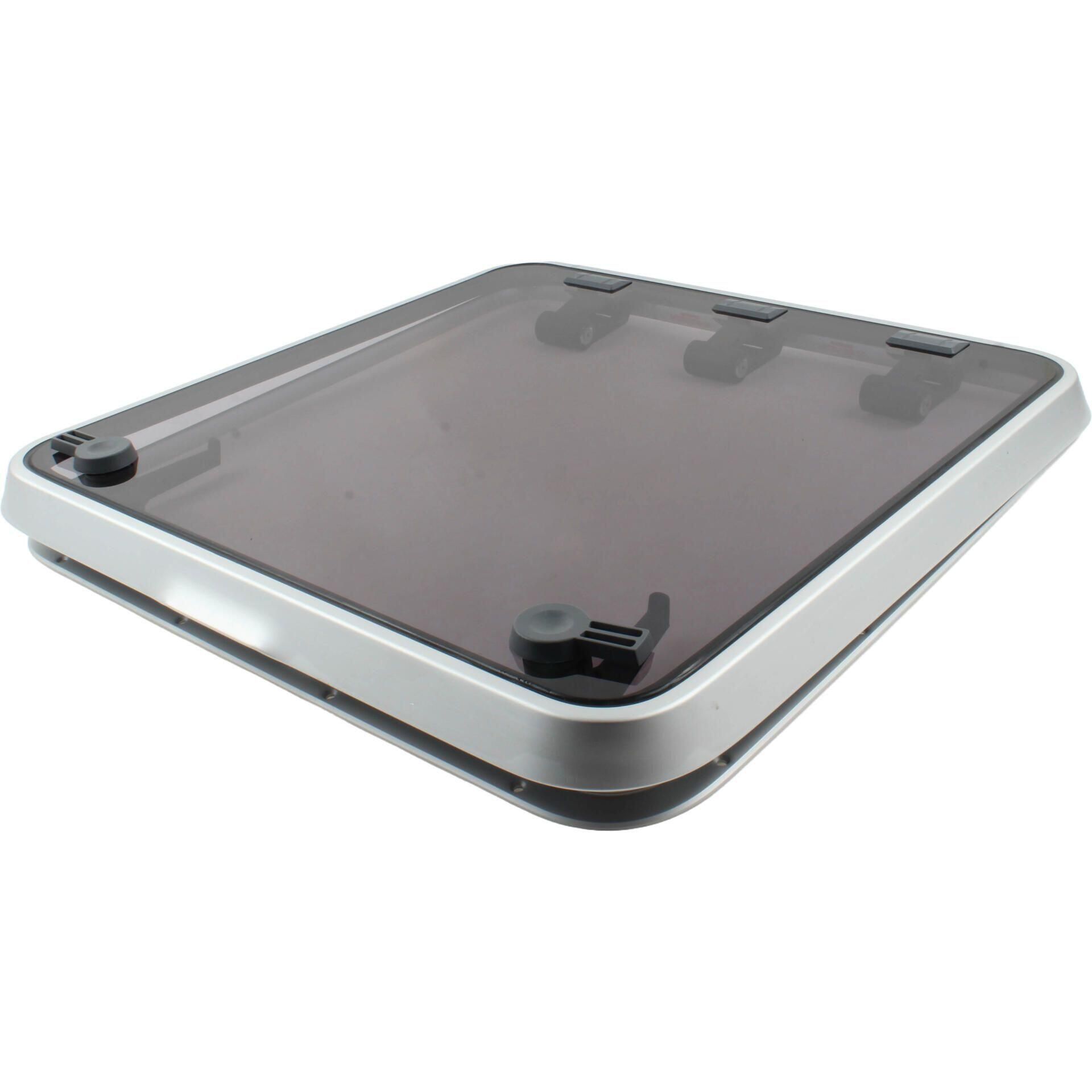 Lewmar Ocean 54 Grey Flge Silver Hatch - 39654070 | Defender Marine