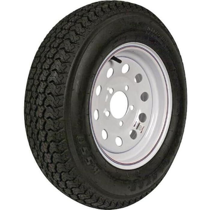 Loadstar K550 Bias Trailer Tire and 5-Hole Wheel Assembly
